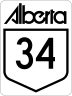 Highway 34 marker