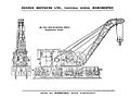 Craven Brothers catalogue illustration of a 25 Ton railway breakdown crane.