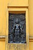 Statue of Vishnu on the wall