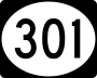 Highway 301 marker