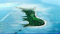 Malapascua island from the air