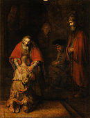 The Return of the Prodigal Son (c. 1669) at Hermitage Museum in Saint Petersburg, Russia