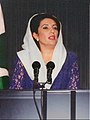 Benazir Bhutto, 11th and 13th prime minister of Pakistan