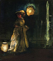 Girl with Japanese Lanterns, 1912