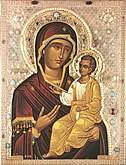 Russian Theotokos icon, 10th century