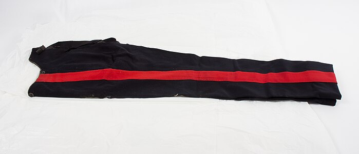 Military trousers worn by Asst Surg Thomas Philson, MD. Auckland Museum