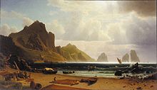 The Marina Piccola, Capri, 1859, Albright-Knox Art Gallery, Buffalo, New York
