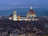 Florence Duomo as seen from Michelangelo hill