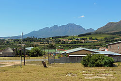 View over Jamestown towards Stellenbosch