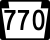 Pennsylvania Route 770 Truck marker