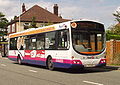 A Wright Solar-bodied Scania L94UB operated by First Chester & The Wirral