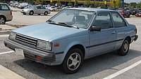 1985–1986 Nissan Sentra two-door sedan