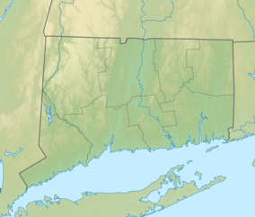 Map showing the location of Hopemead State Park