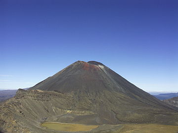 Mount Ngauruhoe served as Mount Doom in the films.