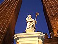 Statue of St Petronius in Piazza di Porta Ravegnana