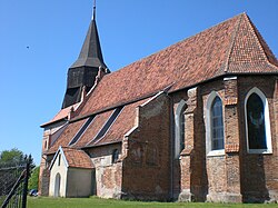 Brick Gothic church of the Holy Guardian Angels