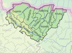 Location of Joniškis