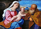 Palma Vecchio, The Holy Family (ca. 1514–1515)