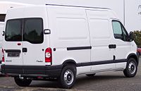 Facelifted Renault Master rear (2003–2010)