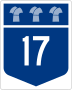 Highway 17 marker