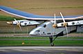 Image 39In 2016, Solar Impulse 2 was the first solar-powered aircraft to complete a circumnavigation of the world. (from Solar energy)