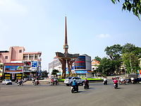 Six-way intersections in Thủ Dầu Một