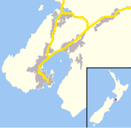 Location of Aotea Lagoon