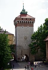 St. Florian's Gate seen from the Barbican