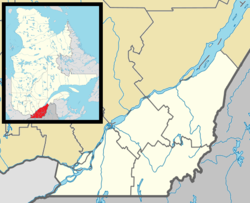 Stanbridge Station is located in Southern Quebec