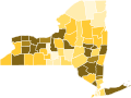 Conservative Party Strength in the State of New York, 2017