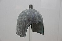 Bronze helmet, Upper Xiajiadian Culture later period.[22]