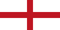 Flag of Genoa, type 2: aspect ratio 1:2 but in this version the red cross width is 1/5 of flag height.