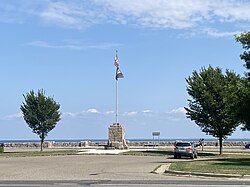 Garrison Bay and memorial