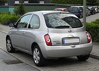 2002–2006 Nissan Micra 3-door (Europe)