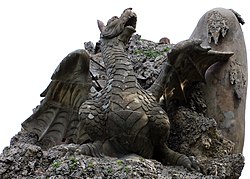 Dragon at the back of the Colossus by Giovanni Battista Foggini