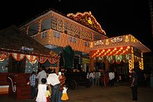 Polali Rajarajeshwari Temple during festival