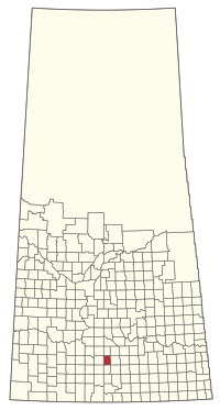 Location of the RM of Hillsborough No. 132 in Saskatchewan