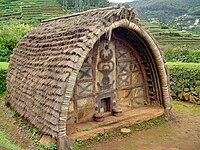 Modern hut of the Toda people