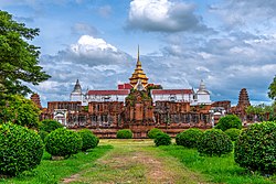 Prasat Nakhon Luang, a local ancient building and origin name of the district