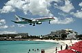 Image 21American 757 on final approach to Saint Maarten Airport (from Tourism in Latin America and the Caribbean)