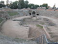 The Roman Amphitheatre of Mérida.