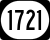 Kentucky Route 1721 marker