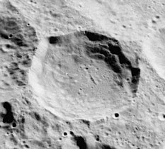Oblique view facing southwest, from Apollo 16