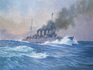 HMS Southampton at the Battle of Jutland, 31 May 1916