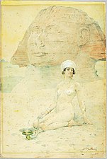 The Spirit of the Sphinx, c. 1900, Smithsonian American Art Museum