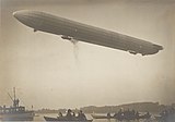 LZ 5 over the Bodensee in 1909.