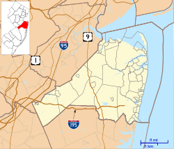 Allentown is located in Monmouth County, New Jersey