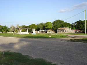 A public park on the south end of town
