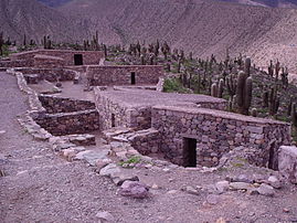 pre-Columbian ruins of Pucará of Tilcara