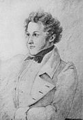 August von Goethe, son of Johann Wolfgang von Goethe.